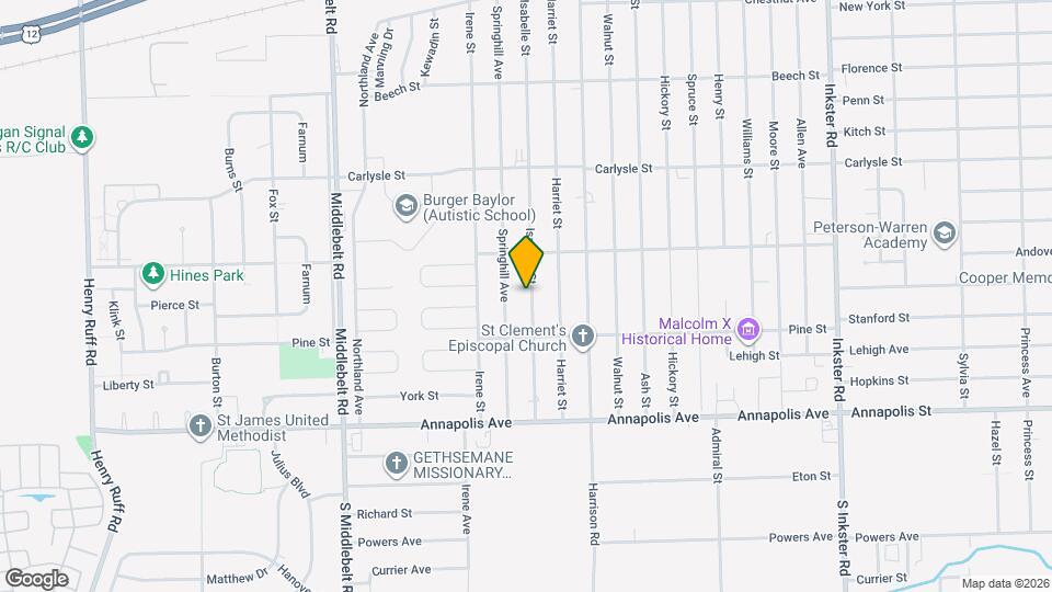 4080 Isabelle St Map and Location Details