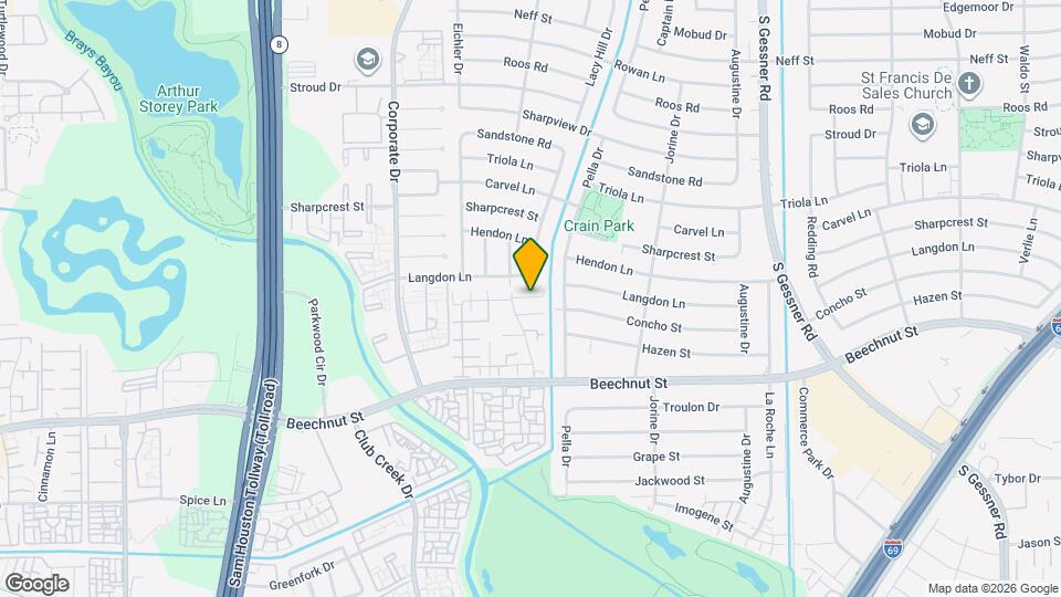 7887 Kendalia Dr Map and Location Details