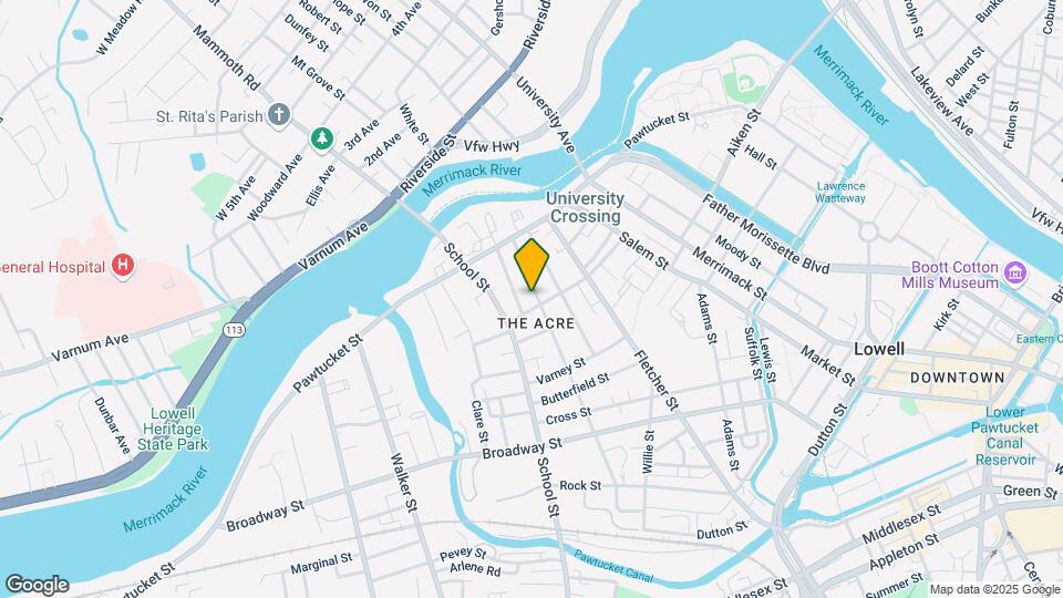 63 Mt Vernon St-Unit -63 Mt. Vernon Street - Unit #3 / Third Floor Map and Location Details