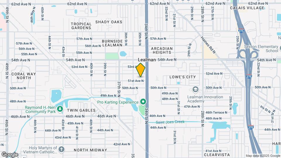 3467 51st Ave N Map and Location Details