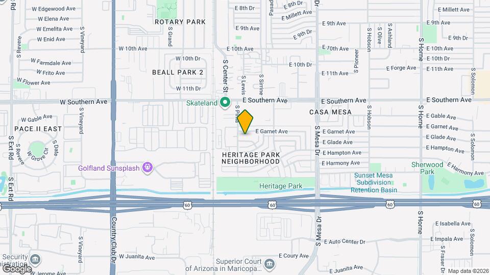 120 E Glade Ave Map and Location Details