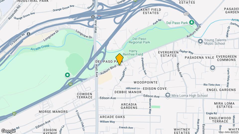 3636-3638 Auburn Blvd Map and Location Details