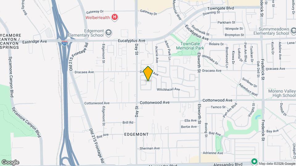 13332 Mimosa Ln Map and Location Details