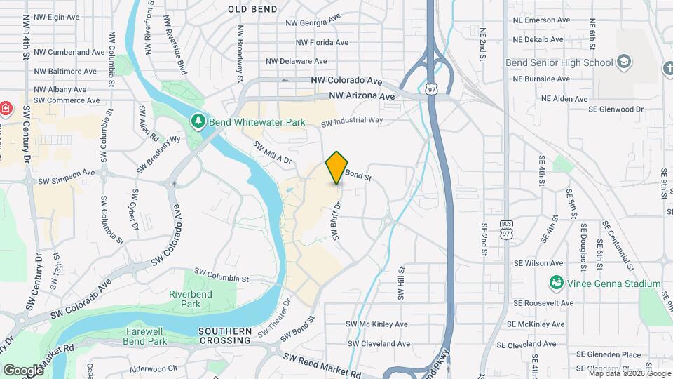 291 SW Bluff Dr Map and Location Details