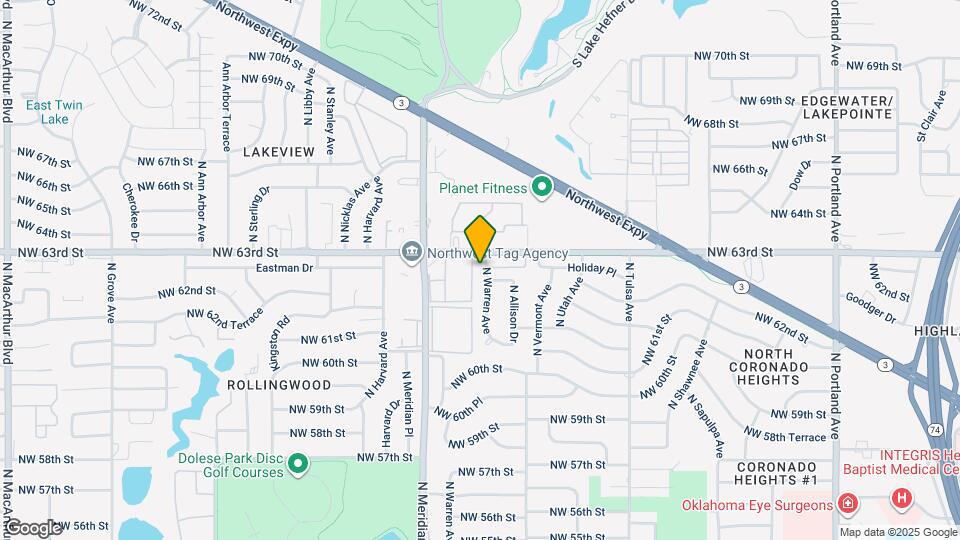 6317 N Warren Ave Map and Location Details