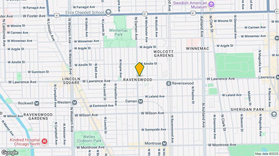 4803 N Damen Ave Map and Location Details