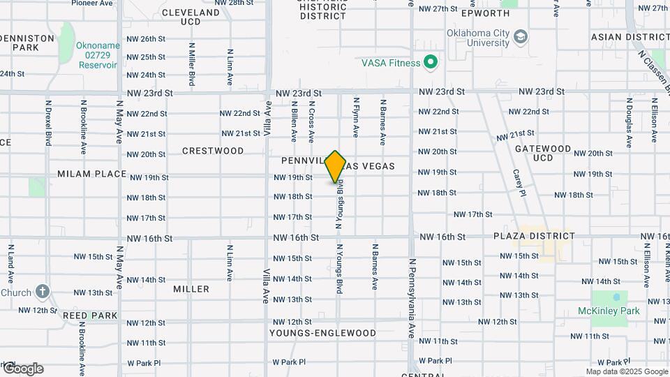 1903 N Youngs Blvd Map and Location Details