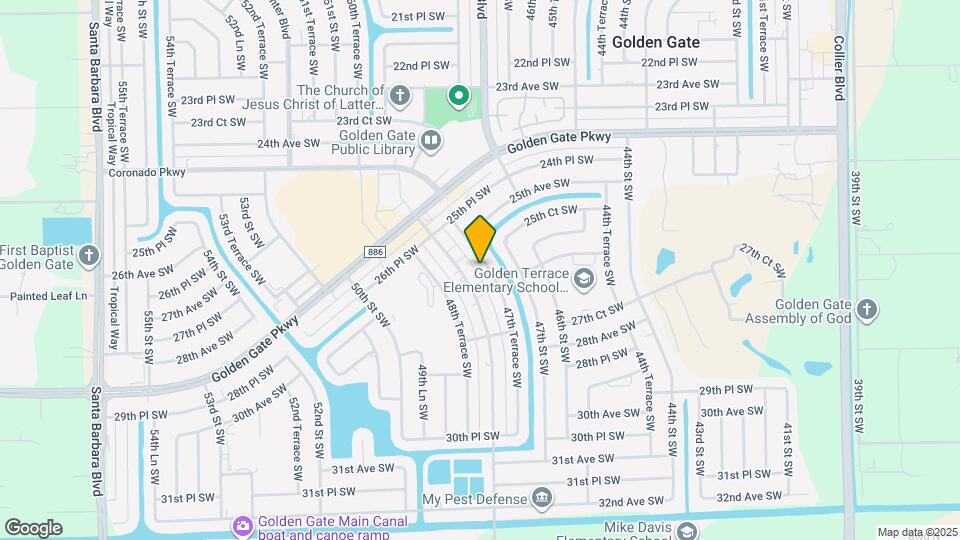 2591 47th Terrace SW Map and Location Details