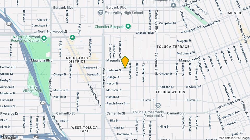 10823 Hartsook St Mapa y Detalles de la Ubicación