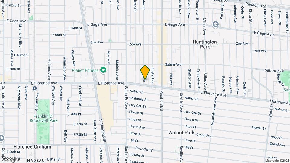 7120 Malabar St Map and Location Details