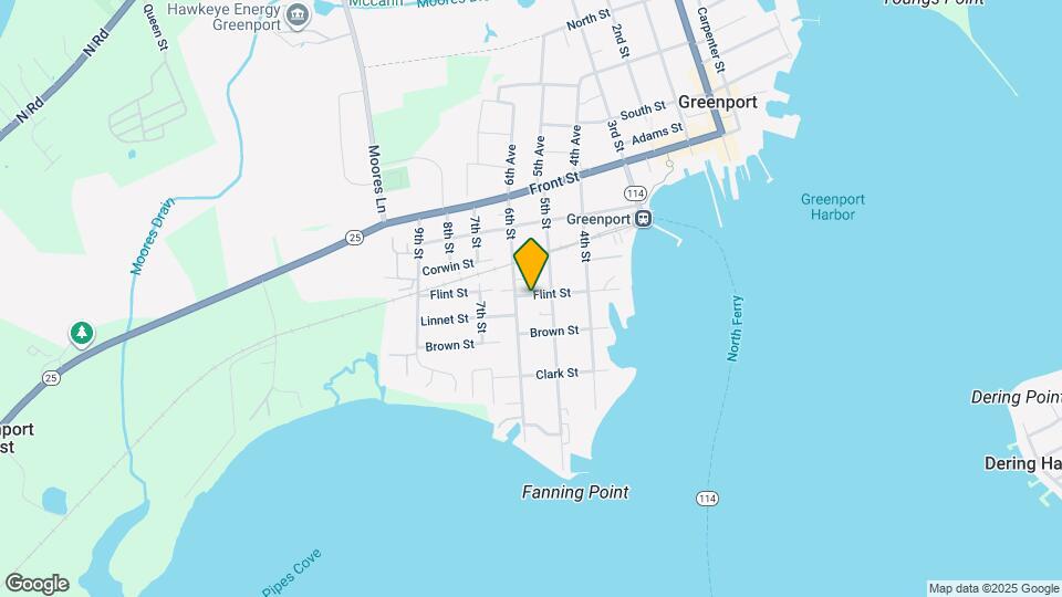 517 Flint St Map and Location Details