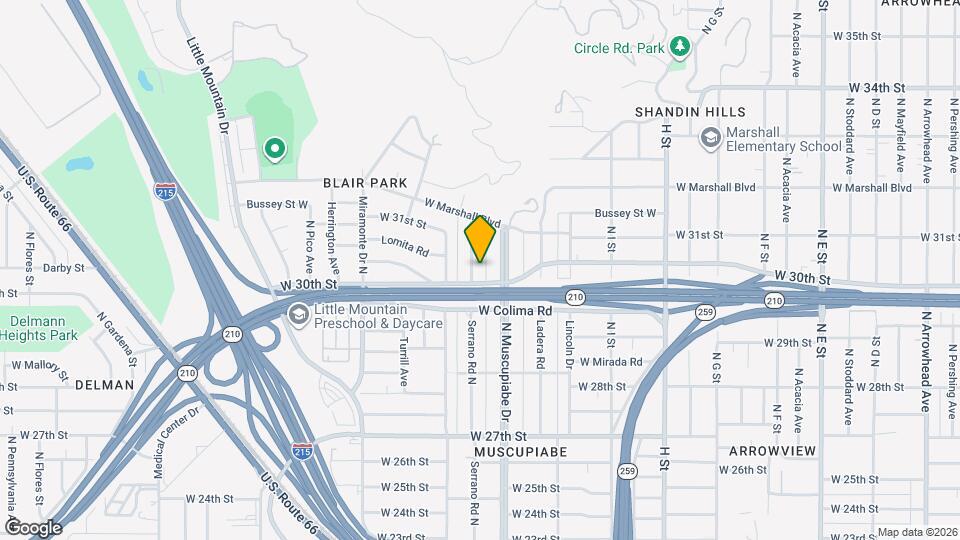 3007 Serrano Rd N Map and Location Details