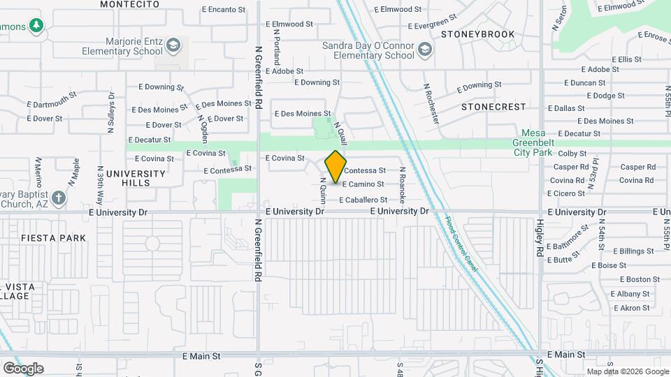 4619 E Camino St Map and Location Details