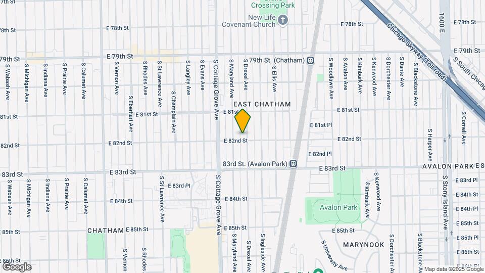 8158 S Drexel Ave Map and Location Details