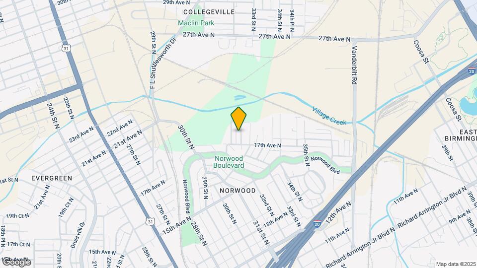 1716 32nd Pl N Map and Location Details