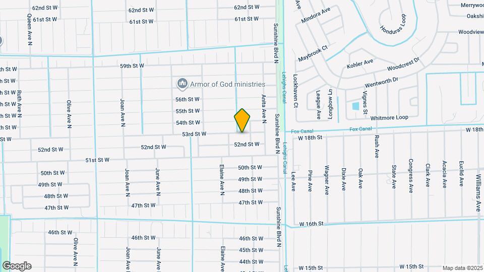 2521 53rd St W Map and Location Details