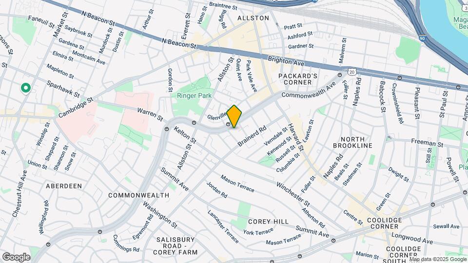 1318 Commonwealth Ave, Unit 317 Mapa y Detalles de la Ubicación