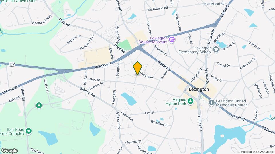 411 Black Ave Map and Location Details