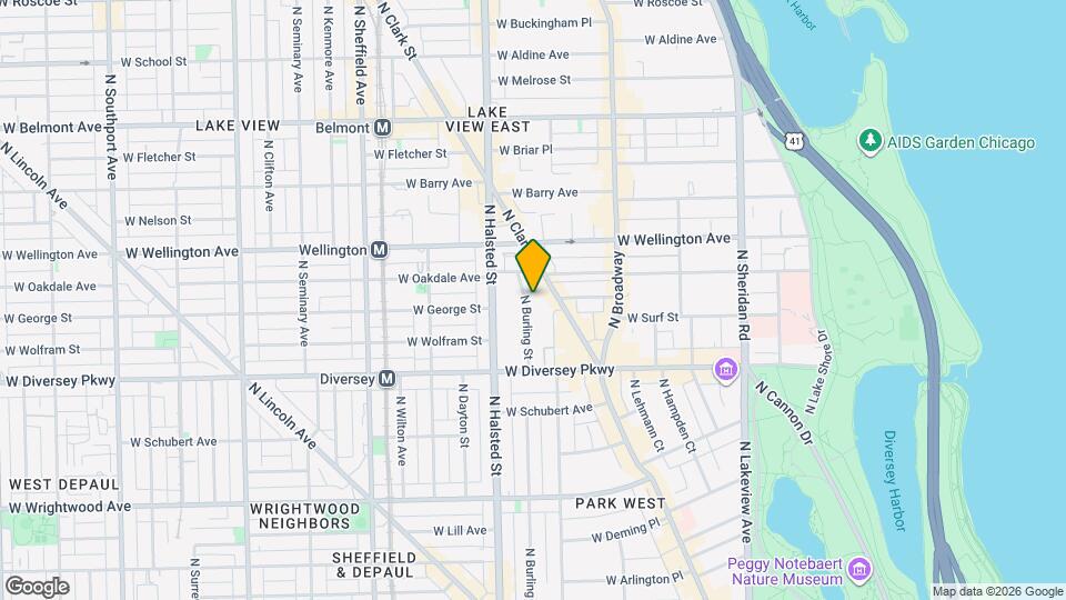 2905 N Burling St Map and Location Details