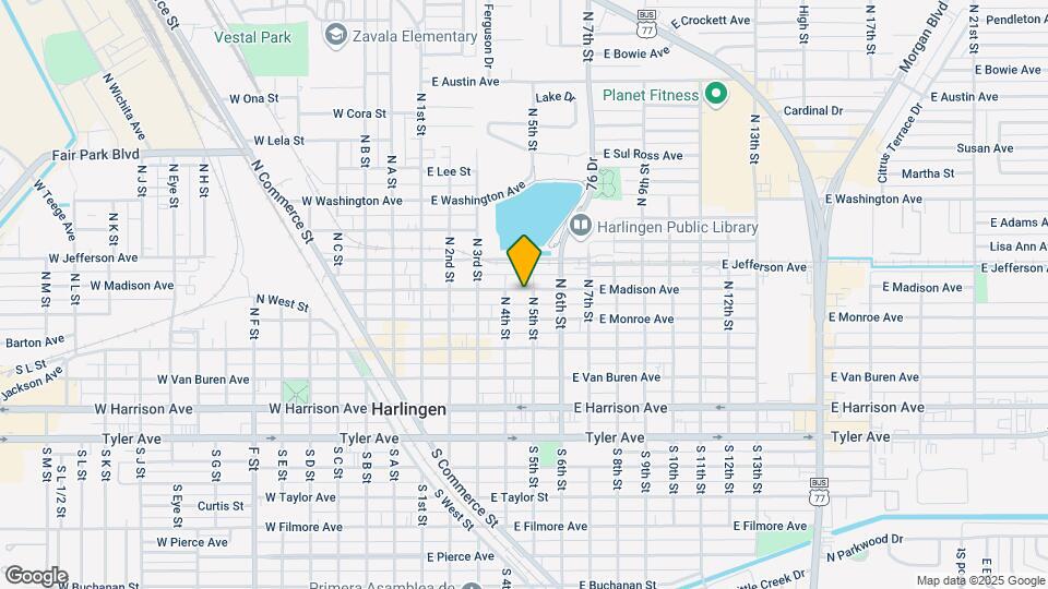 418 E Madison Ave Map and Location Details