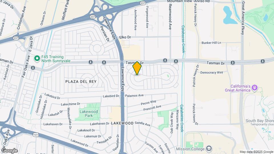 1220 Tasman Dr Map and Location Details