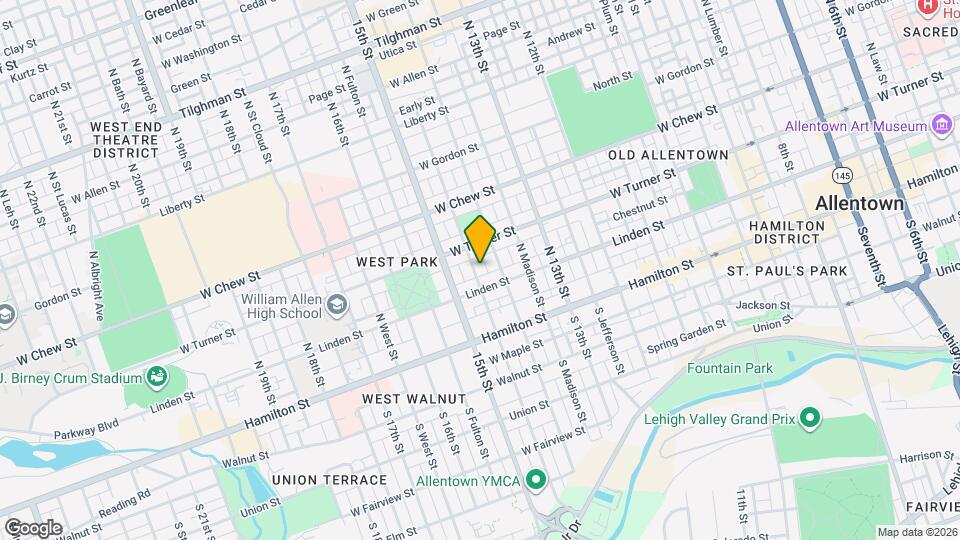 117 N Franklin St Mapa y Detalles de la Ubicación