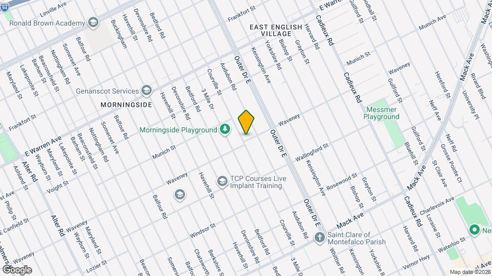 4312 Courville St Map and Location Details