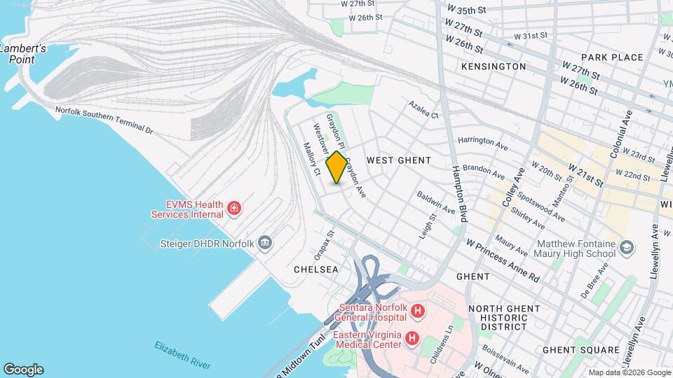 1303 Westover Ave, Unit #3 Map and Location Details