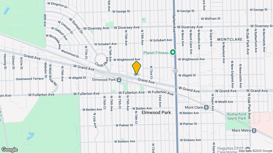 7418 W Grand Ave Mapa y Detalles de la Ubicación