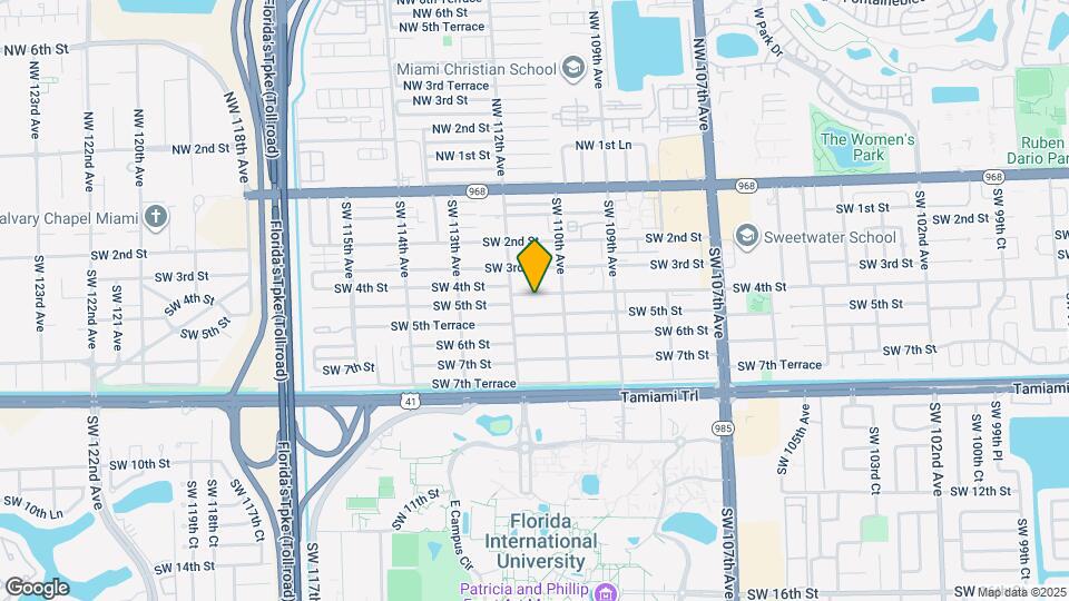 11106 SW 4th St Map and Location Details
