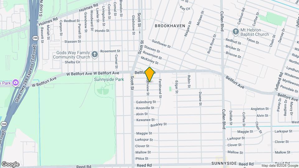 4205 Elmwood St Map and Location Details