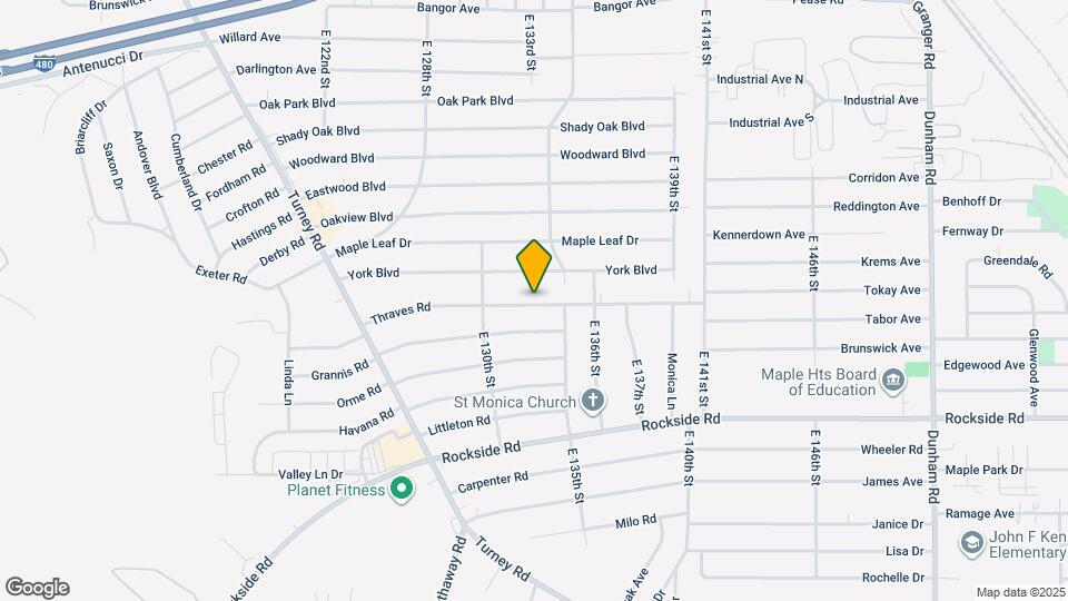 13307 Thraves Rd Map and Location Details