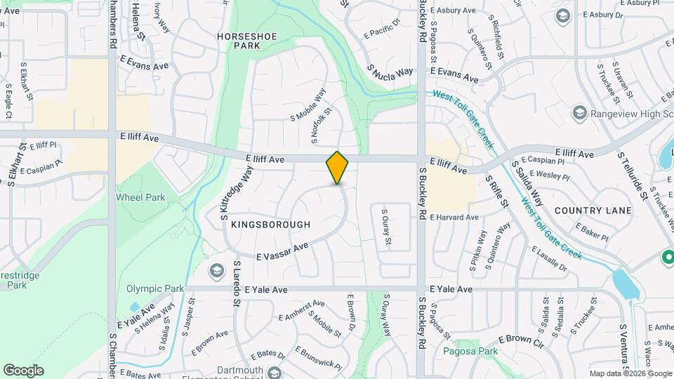 2416 S Memphis Way Map and Location Details