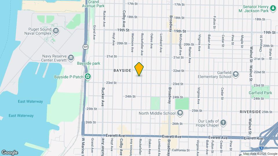 2220 Rockefeller Ave Map and Location Details