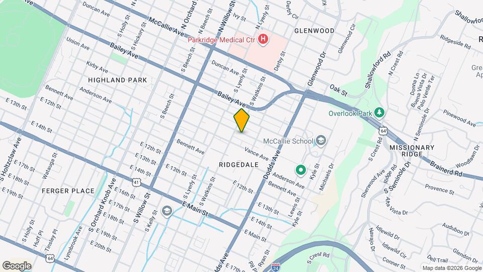 2406 Kirby Ave Map and Location Details