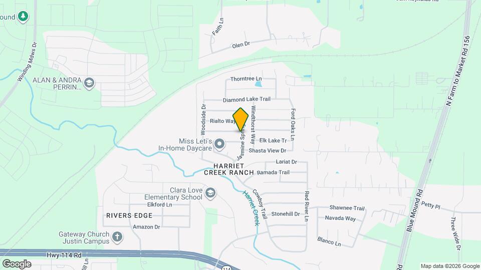 1736 Carolina Ridge Way Mapa y Detalles de la Ubicación