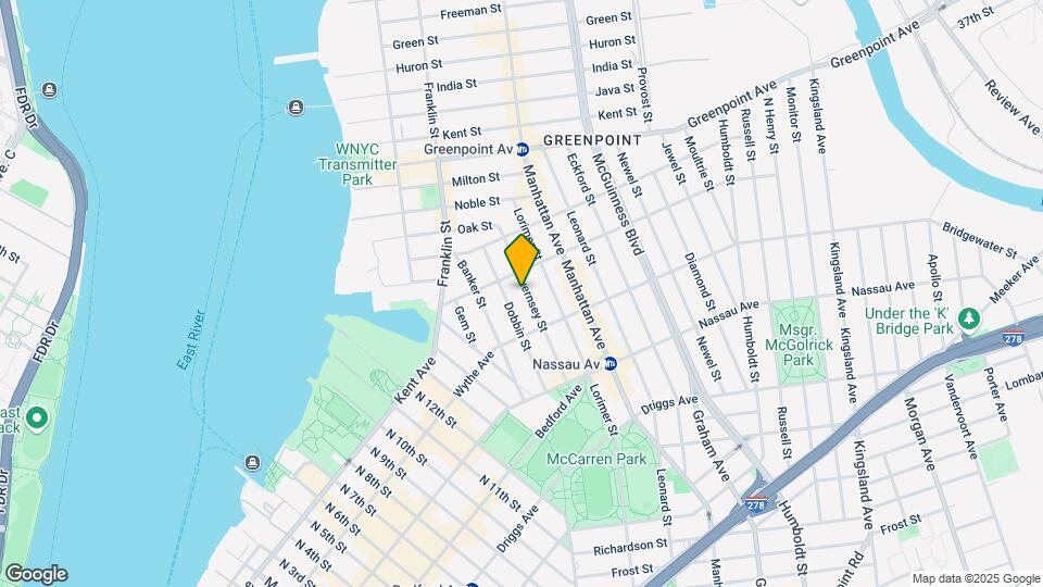 149 Guernsey St Map and Location Details