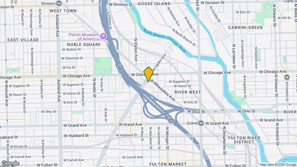 735 N Aberdeen St Map and Location Details