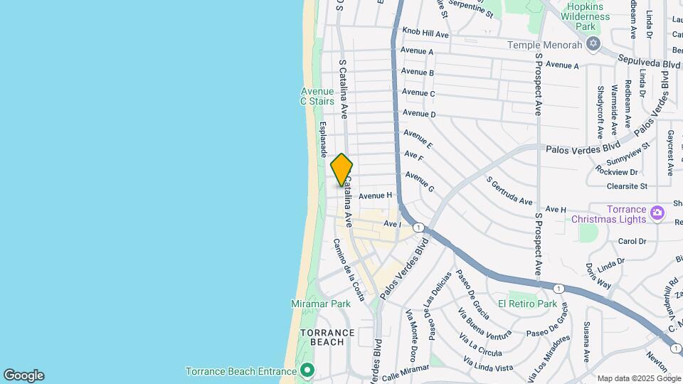 1509 S Catalina Ave Map and Location Details