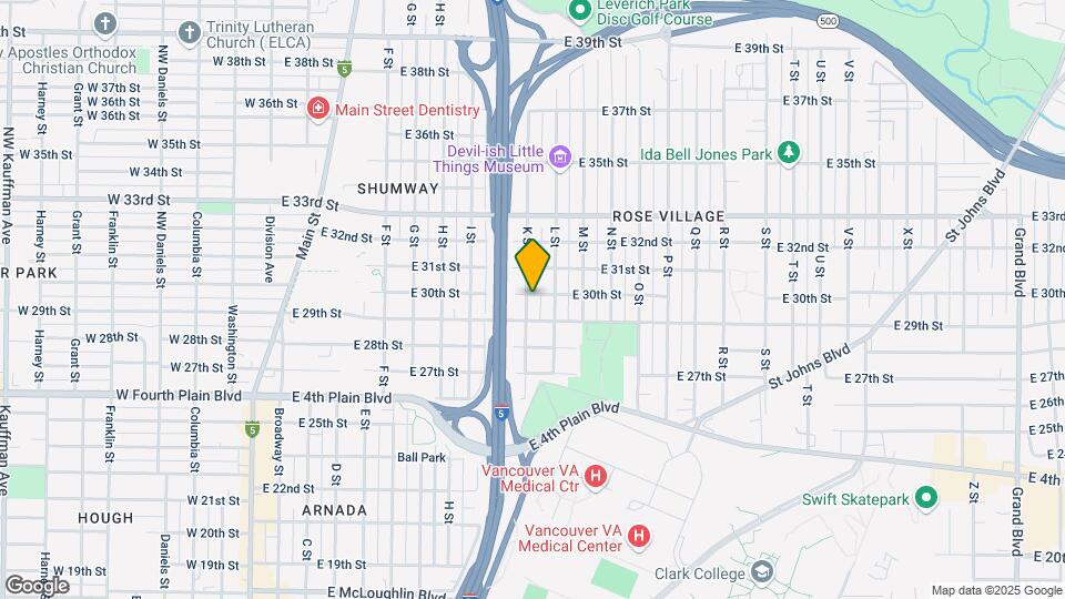 1103 E 30th St Map and Location Details