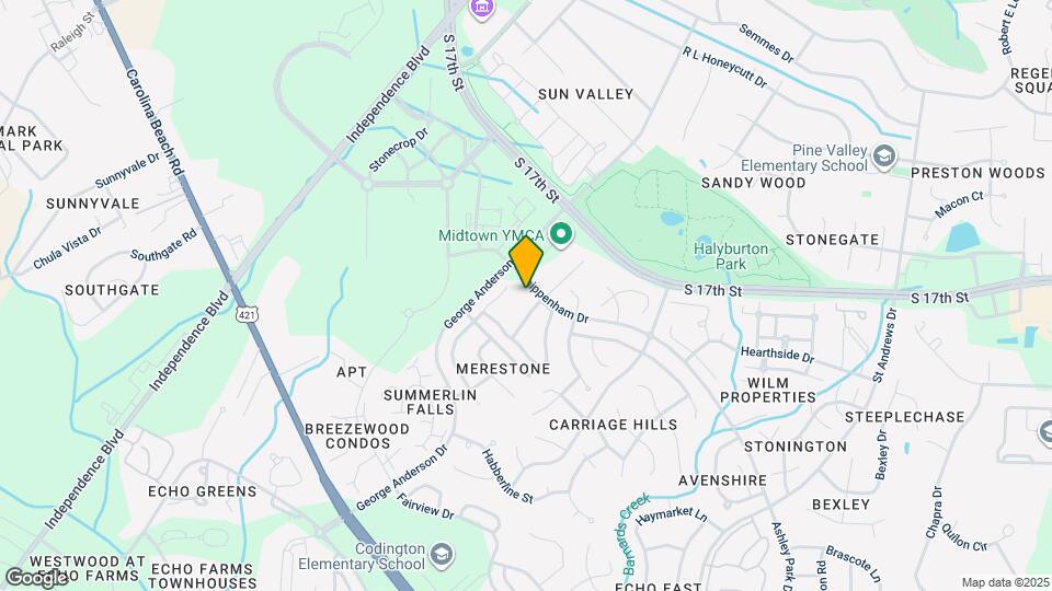 3909 Merestone Dr Map and Location Details