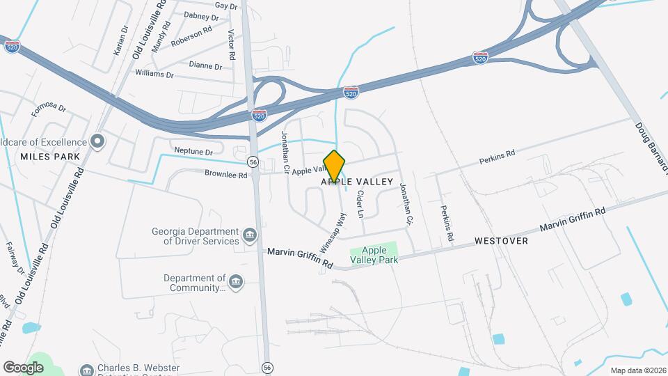 3429 Winesap Way Mapa y Detalles de la Ubicación