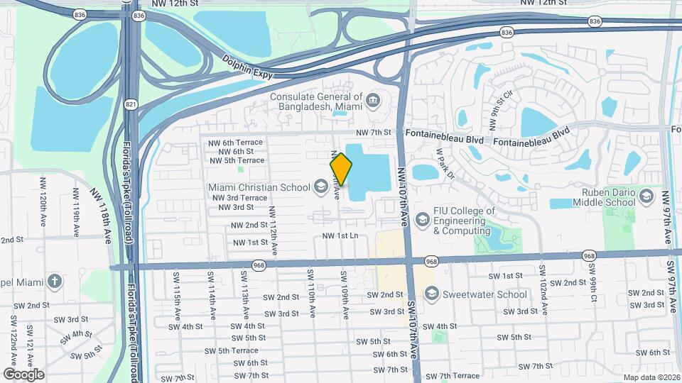 317 NW 109th Ave Map and Location Details