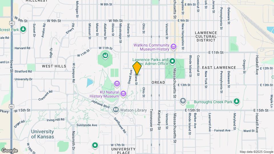 1220 Louisiana St, Unit Apt. 1 Map and Location Details