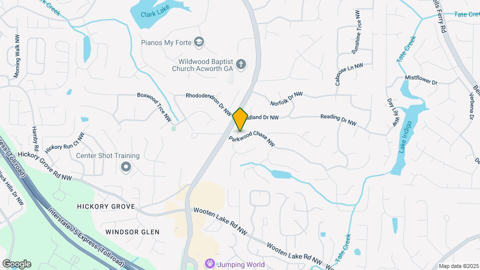 1298 Parkwood Chase NW Map and Location Details