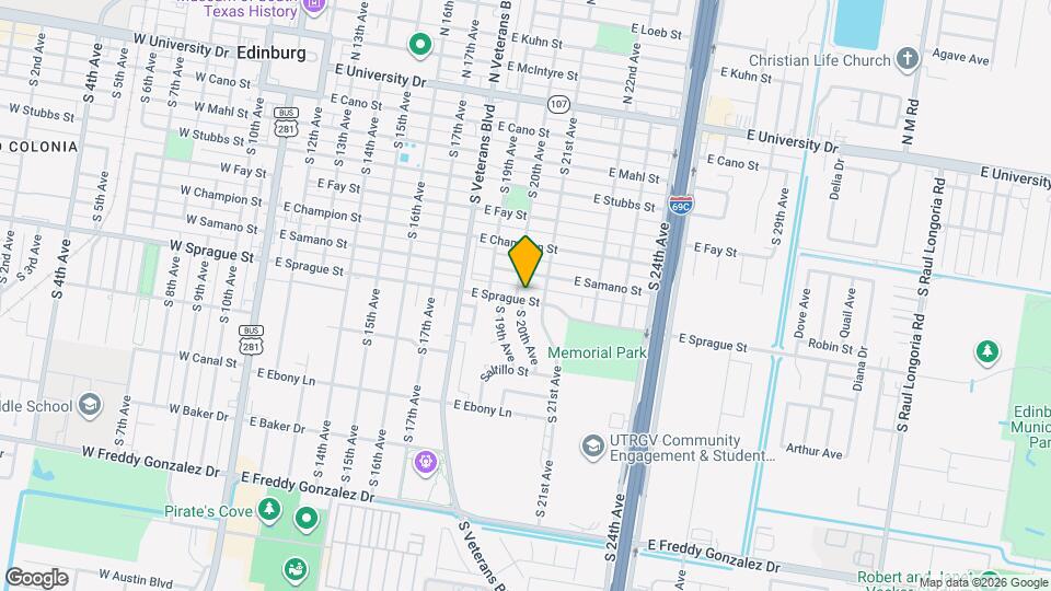 1005 E Sprague St Mapa y Detalles de la Ubicación