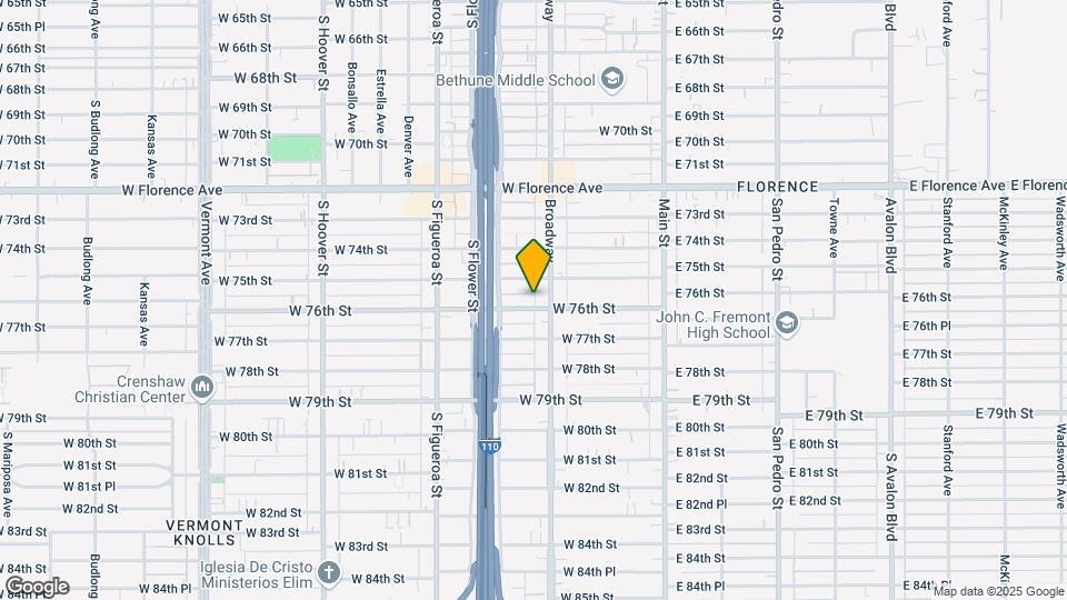 317 W 76th St Map and Location Details
