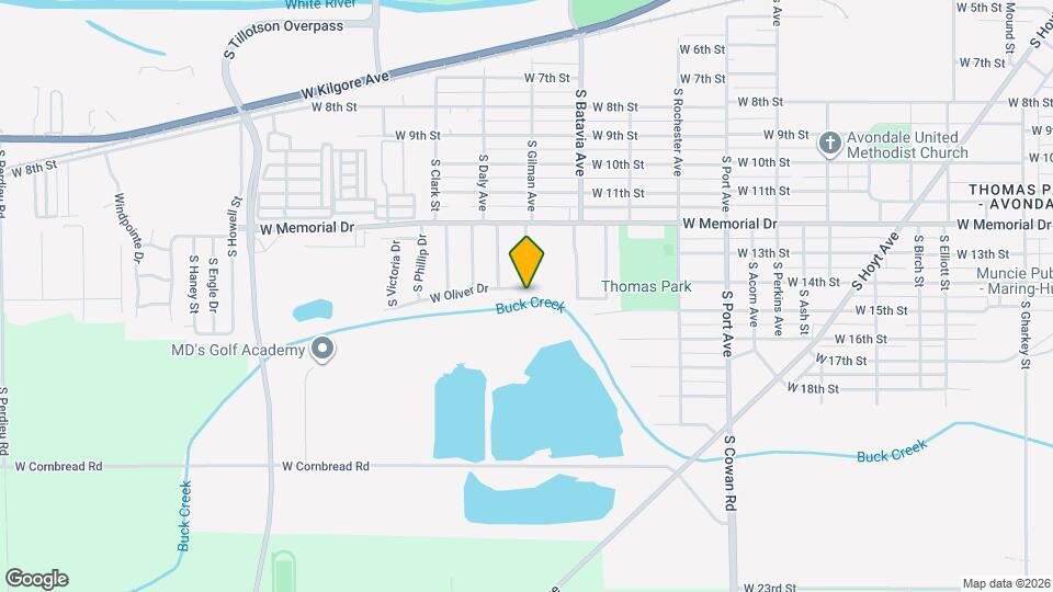 2301 W Oliver Dr Map and Location Details