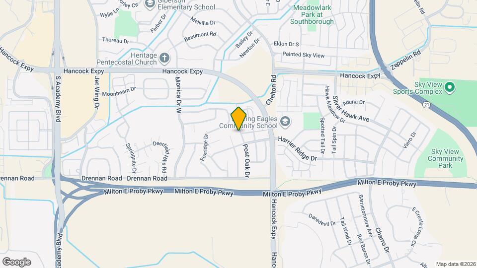 3240 Post Oak Dr Map and Location Details