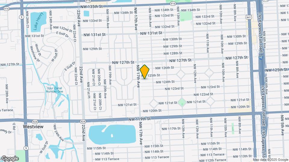 1655 NW 124th St, Unit 522 Mapa y Detalles de la Ubicación